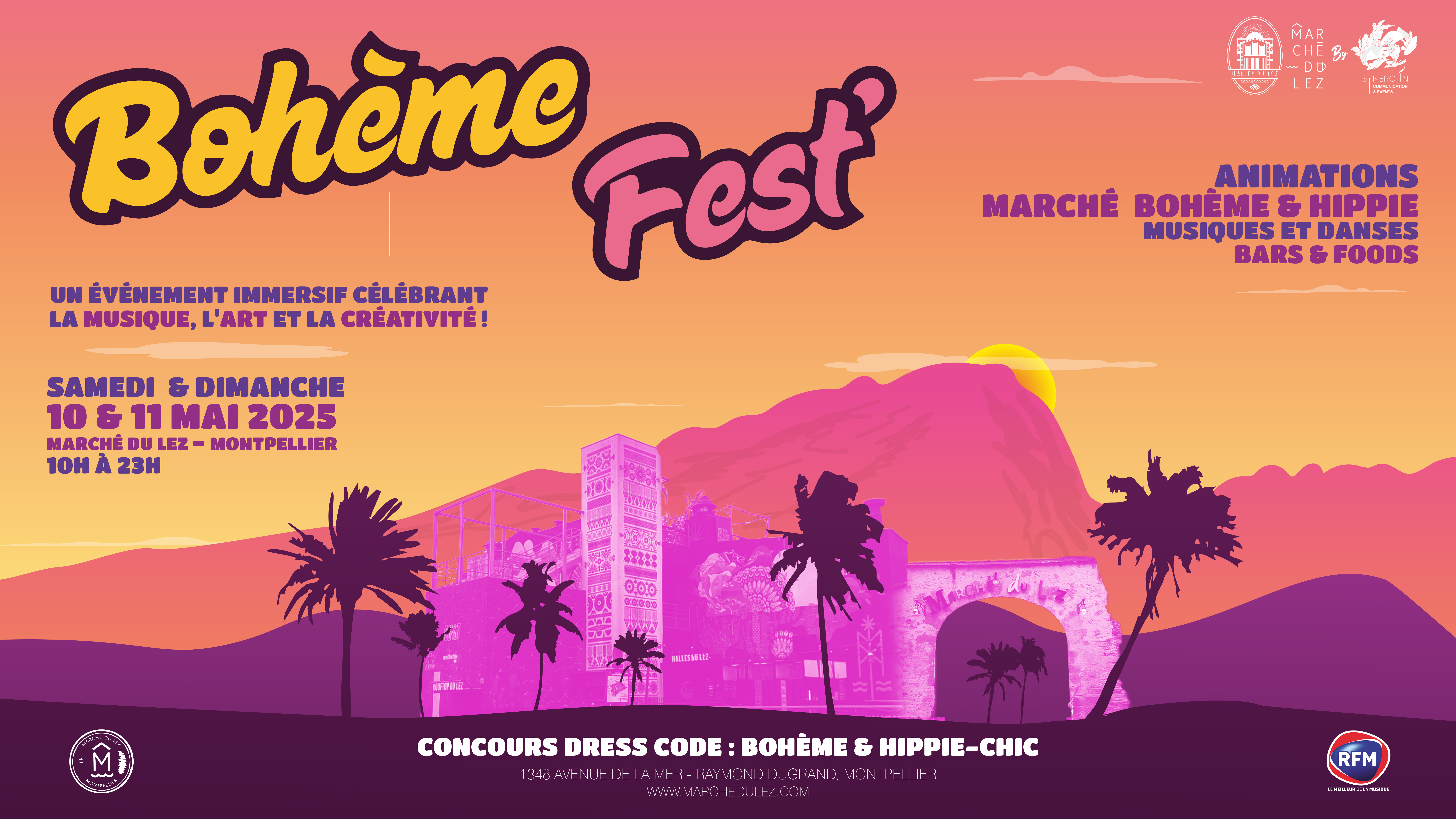 Affiche Web Boheme Fest'